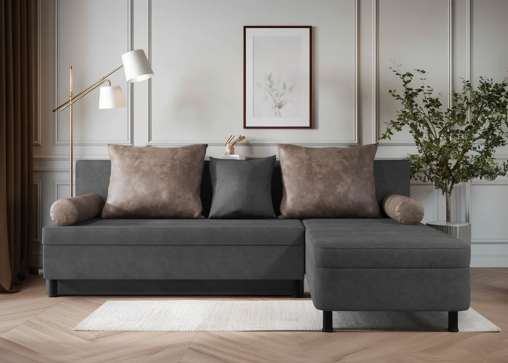 Разтегателен ъглов диван Делано Прайм