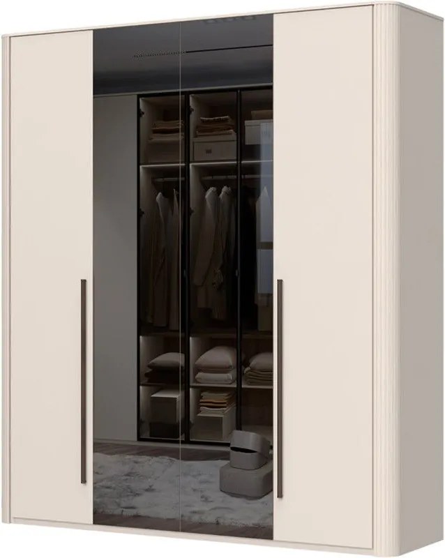 Гардероб Dutchess четирикрил огледало