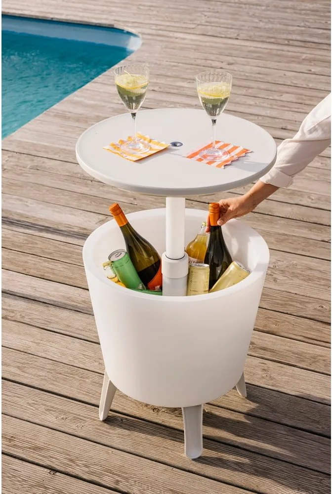 Кръгла градинска маса с тавичка за лед 49.5x49.5 cm Illuminated cool – Keter