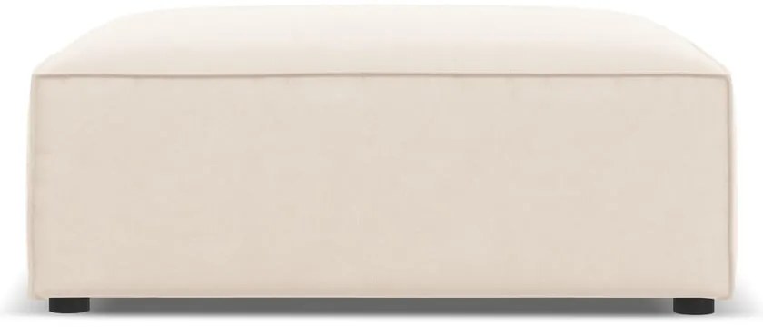 Бежова кадифена табуретка Jodie – Micadoni Home