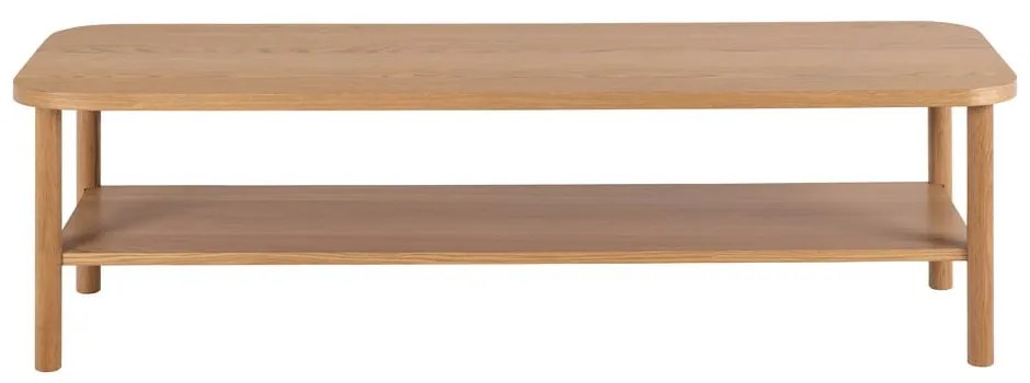 Масичка за кафе от дъб в естествен цвят 50x150 cm Banbury – Actona