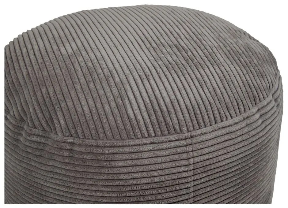 Тъмнокафява табуретка от рипсено кадифе Om 60 – SLOWDOWN