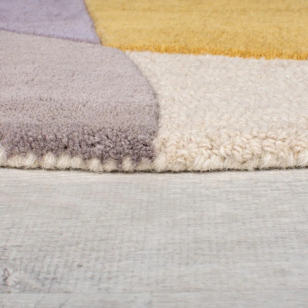 Ръчно изработен вълнен кръгъл килим ø 160 cm Glow Multi – Flair Rugs