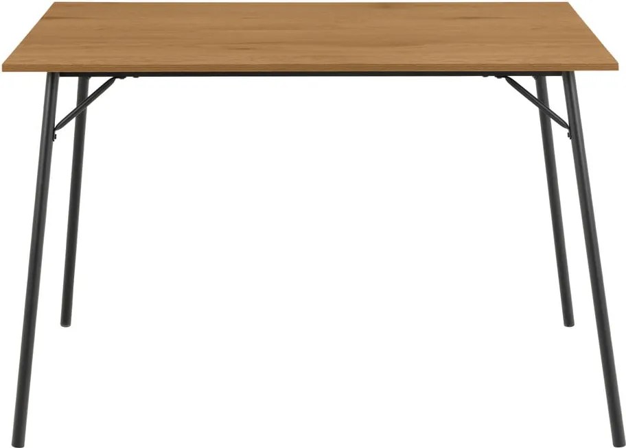 Трапезна маса с дъбов плот 80x120 cm Peru – Actona