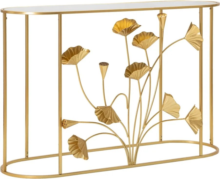 Конзолна маса в златисто 40x120 cm Flow – Mauro Ferretti