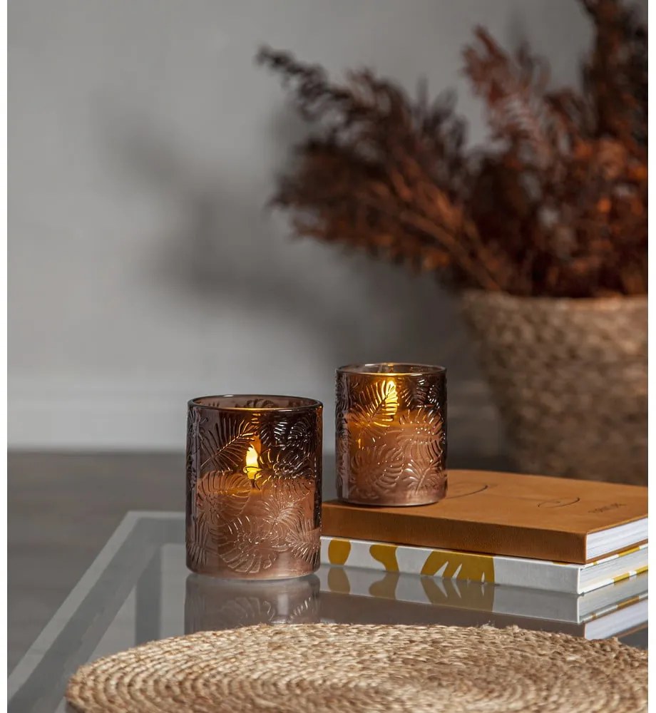 LED свещ (височина 12,5 см) Flamme Leaf - Star Trading