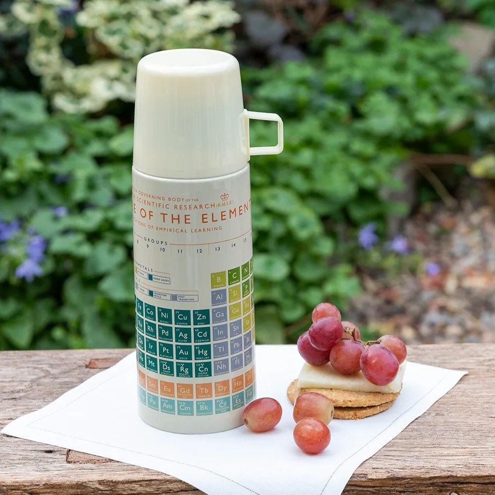 Кремав детски термос 350 ml Periodic Table – Rex London