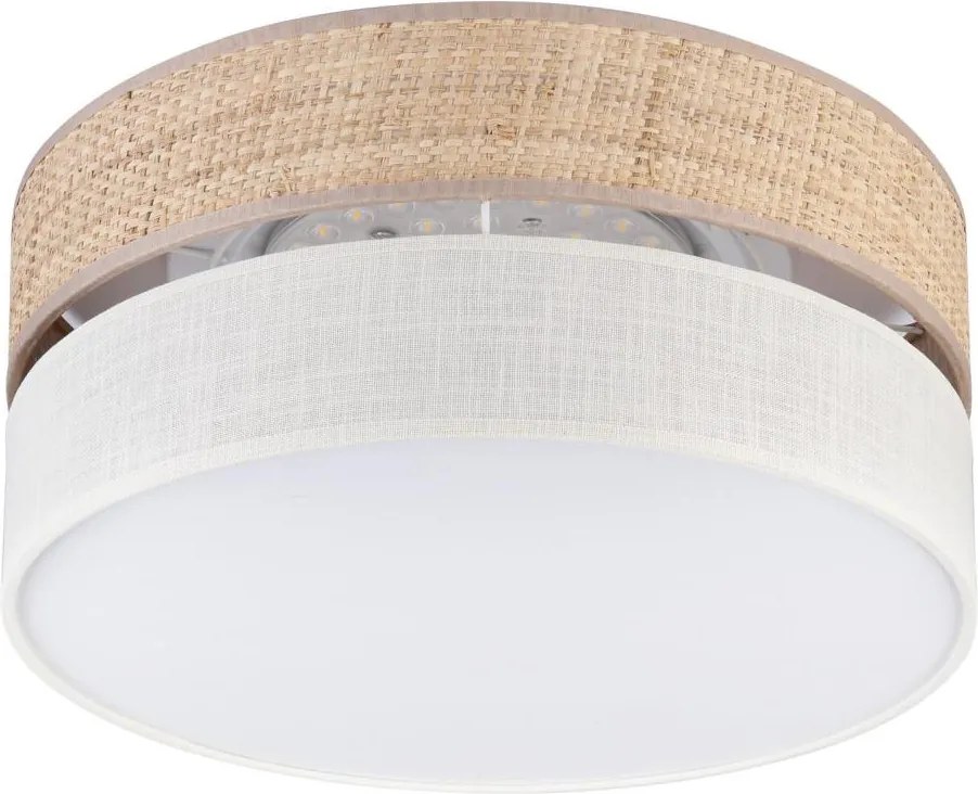 LED таванно осветително тяло SIRJA BOHO LED/20W/230V Ø 35 см бежово/кремаво