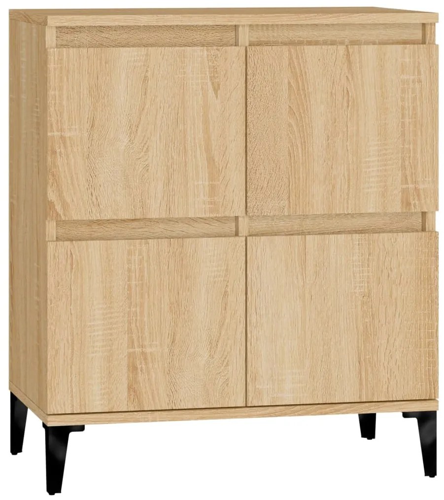821167 vidaXL Сайдборд, дъб сонома, 60x35x70 см, инженерно дърво