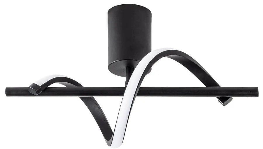 Черно LED осветително тяло за таван 7x41 cm Likma – Opviq lights