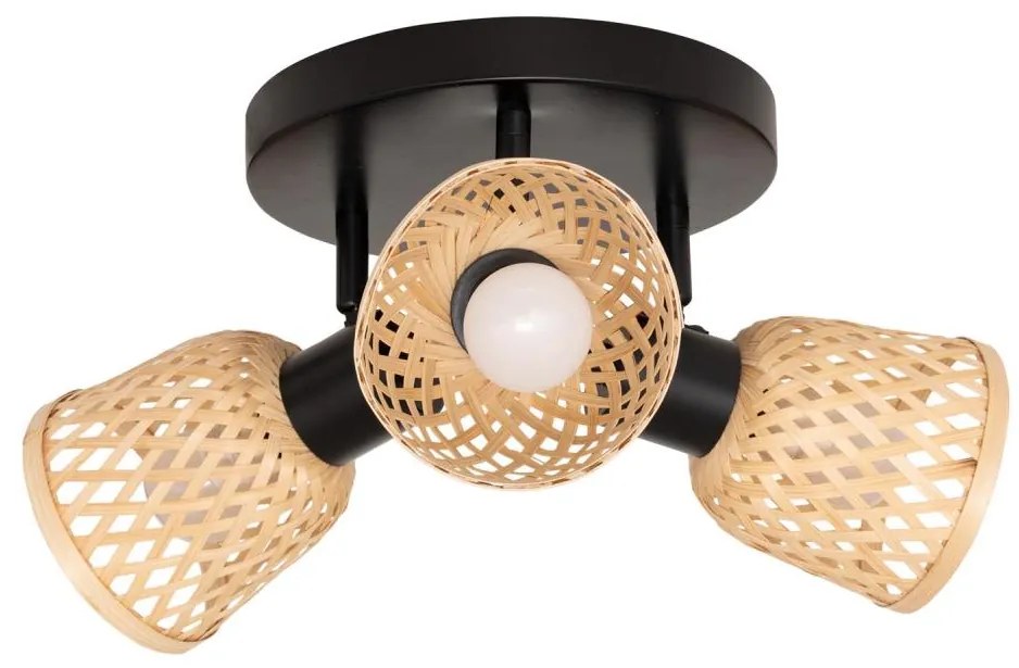 Atmosphera - точково осветително тяло LIO 3xE14/25W/230V от бамбук