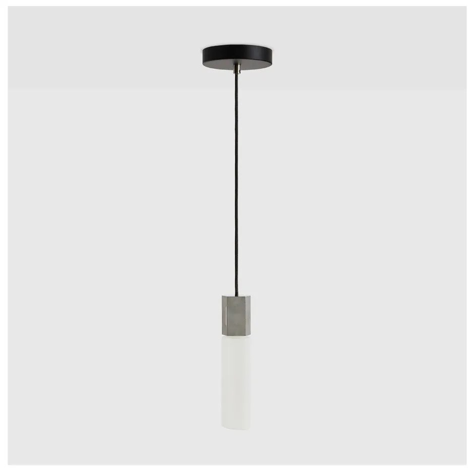 Сиво димируемо висящо осветително тяло ø 6 cm Basalt - tala