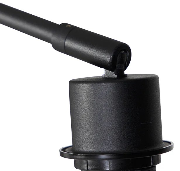 Модерна подова лампа черна регулируема - Editor