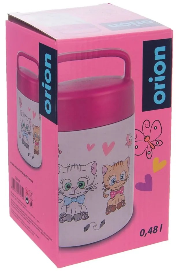 Термос за храна от неръждаема стомана Kittens, 480 ml - Orion