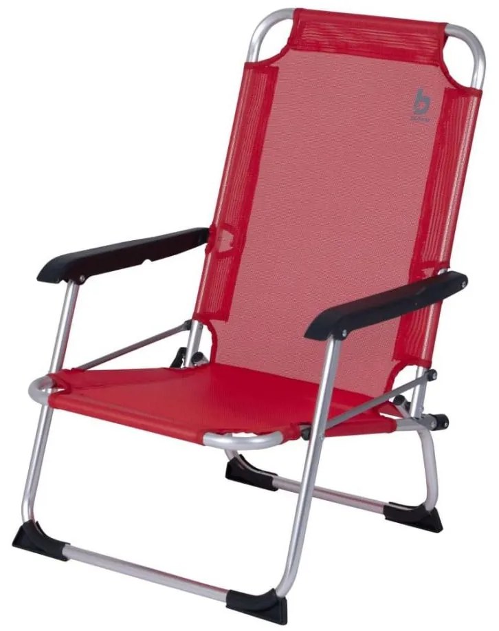 Червен сгъваем къмпинг стол