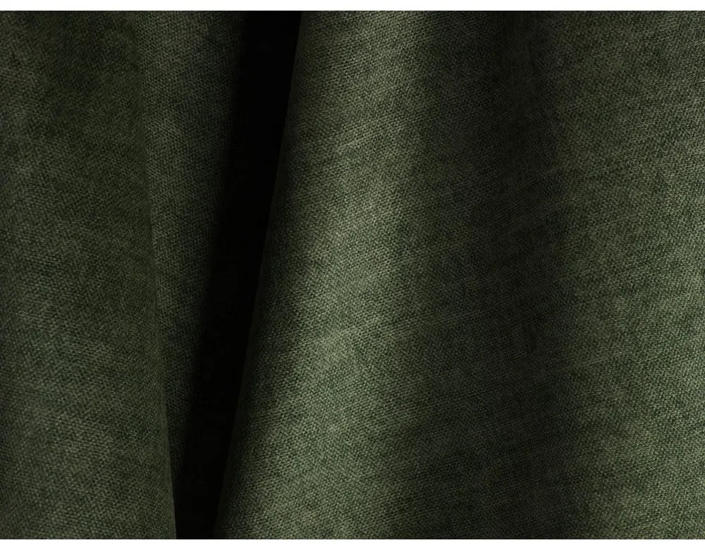 Зелен кадифен модулен ъглов диван (ляв ъгъл/U форма) Martina – Micadoni