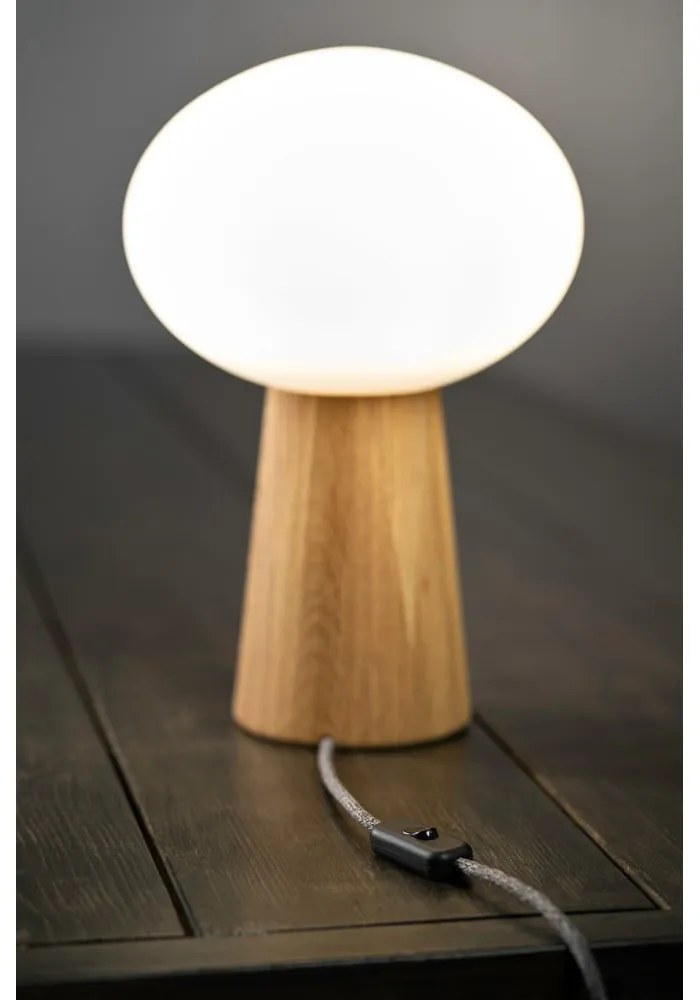 Бяла настолна лампа Pater - Markslöjd