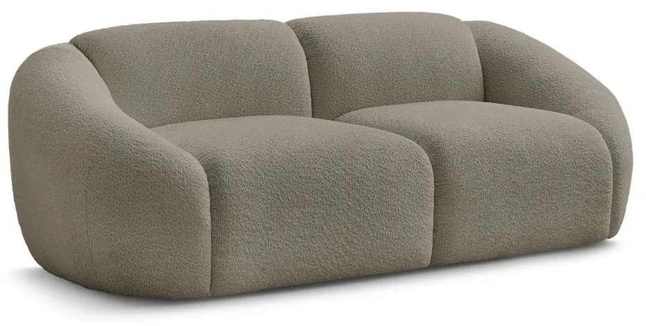 Сиво-кафяв диван от букле 230 cm Tina – Bobochic Paris