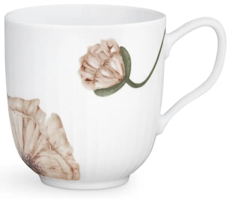 Бяла порцеланова чаша Poppy, 330 ml Hammershøi - Kähler Design