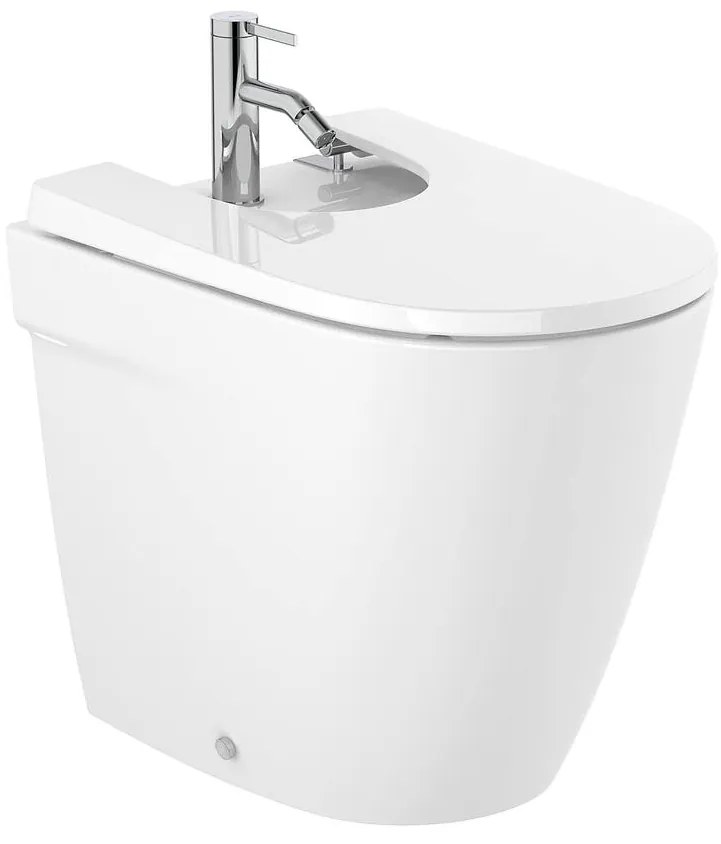 Стоящо биде, A357687000, Roca, долепено до стената, бял, 36х53х42см