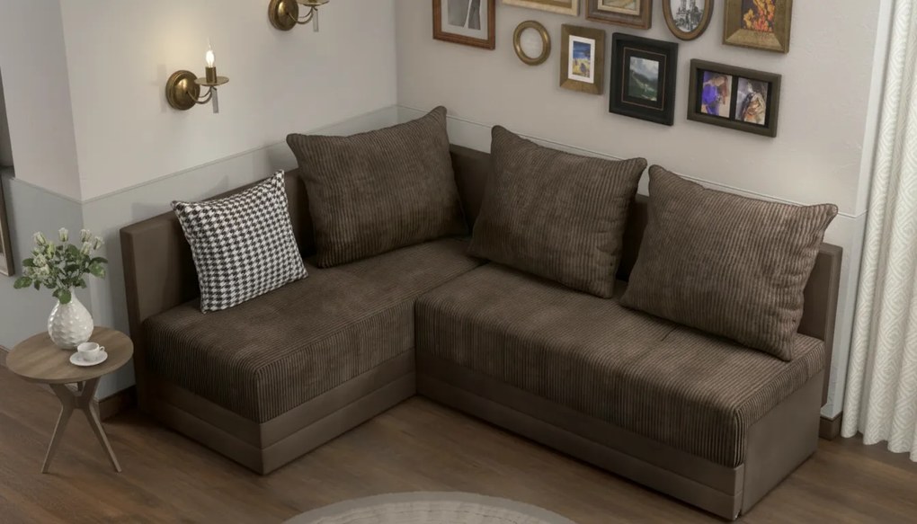 Разтегателен ъглов диван Арамо