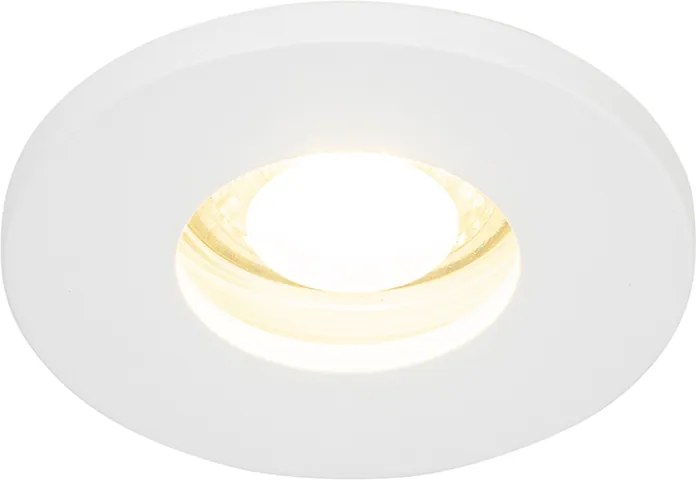 Интелигентен вграден прожектор за баня бял с Wifi GU10 - Shed