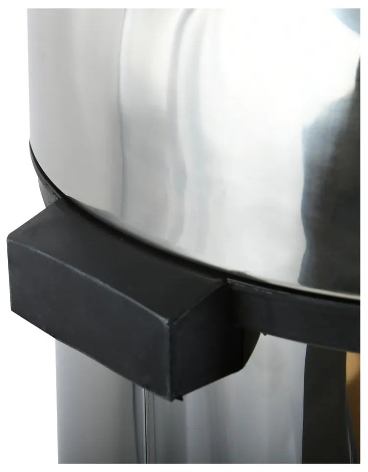 Стоманено кошче за боклук отваряне с докосване в блестящо сребрист цвят 30 l – MSV