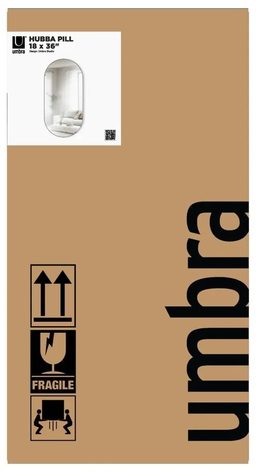 Стенно огледало 46x91 cm Hubba – Umbra