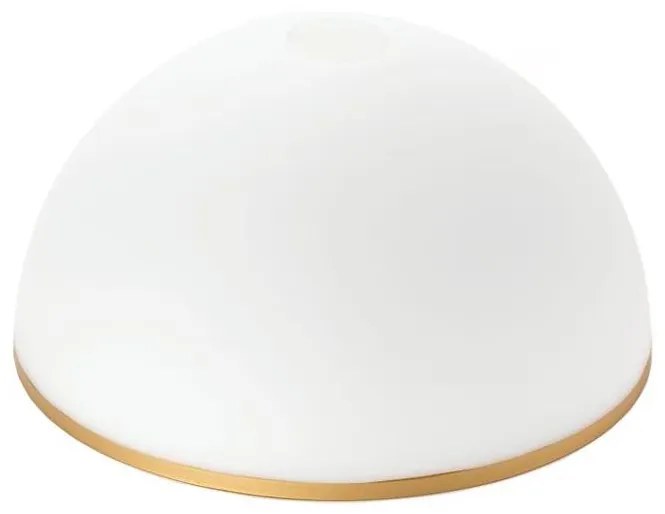 Резервно стъкло за полилей и подова лампа OLD LAMP E27 Ø 30 cm бял/златист