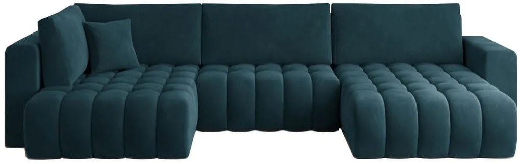 Ъглов диван Bonita-Petrol-Right
