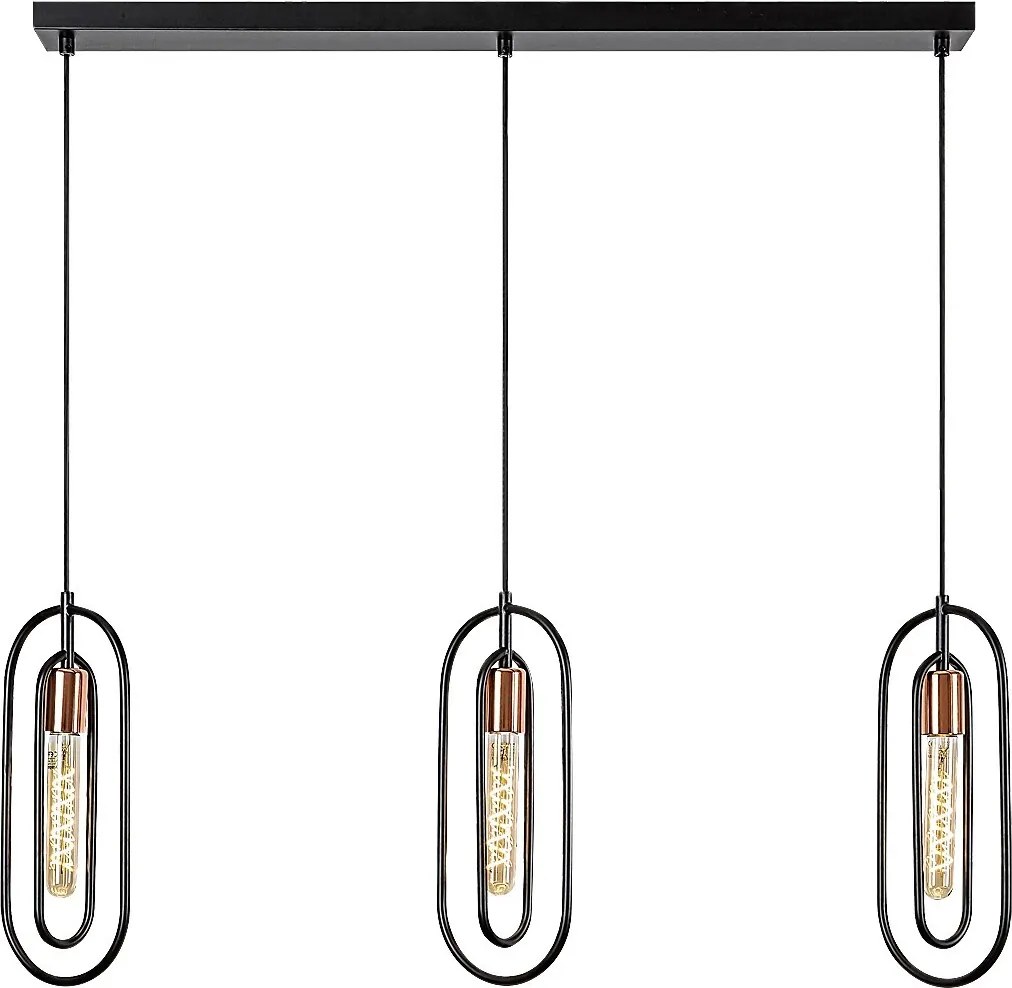 Rabalux Rovier Висящи осветителни тела IP20 E27 3x MAX 40W K 72264