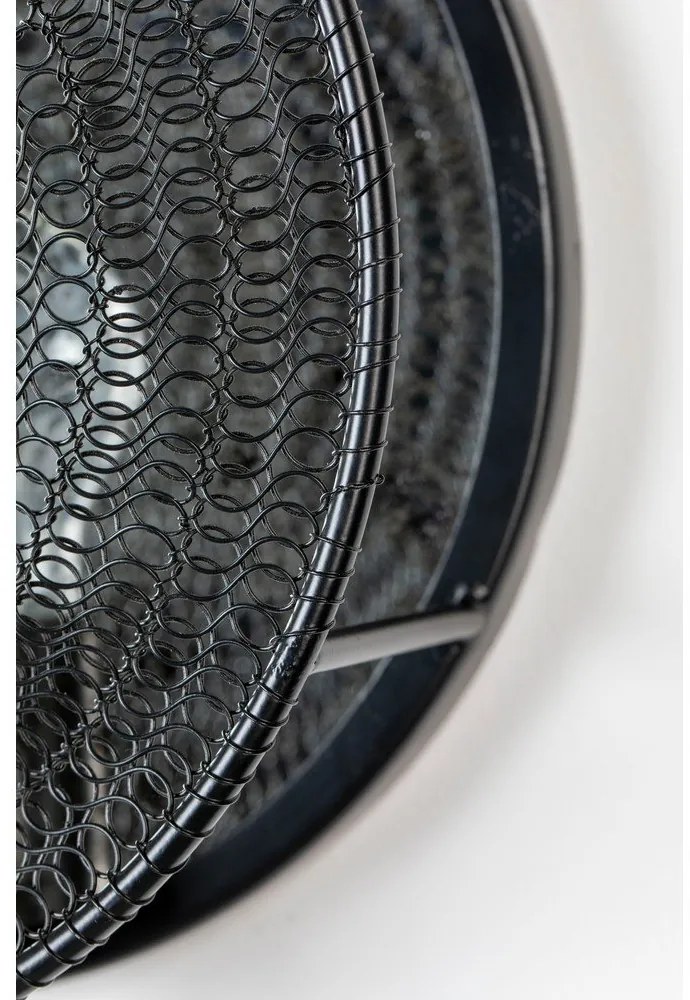 Черна стенна лампа Lea - White Label