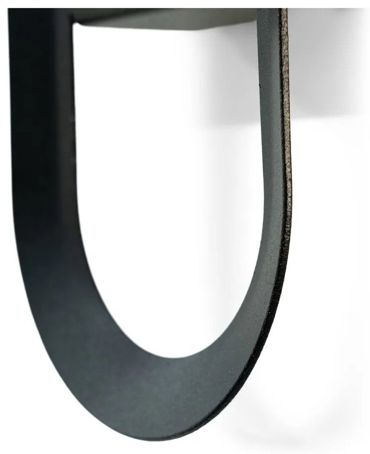 Черна стенна стоманена кука Coucou – Spinder Design