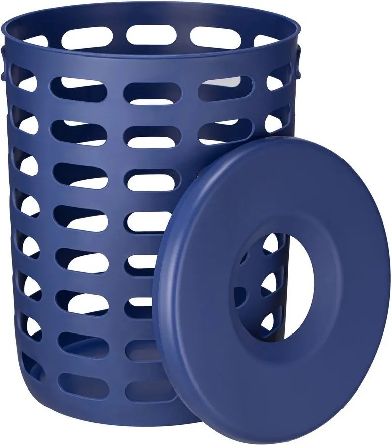 Син пластмасов кош за пране Korie – Blomus