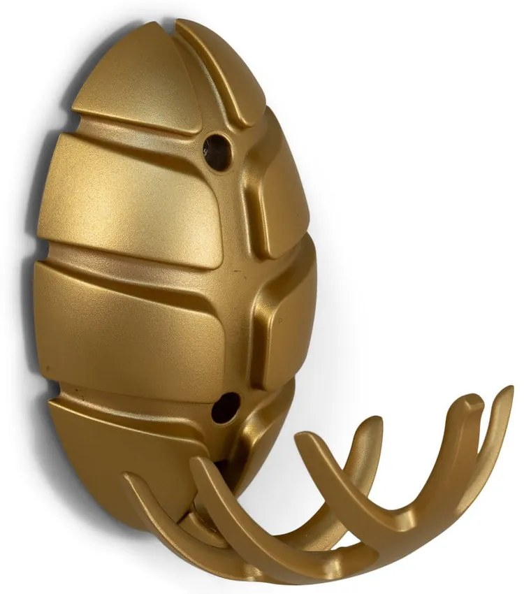 Кука за стена в златист цвят Bug - Spinder Design