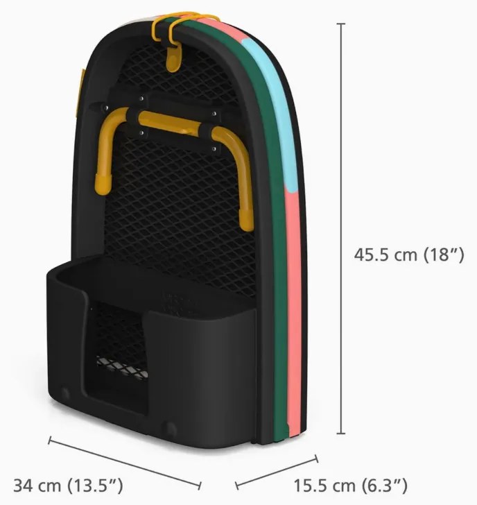 Сгъваема дъска за гладене Joseph Joseph 50045, Поставка за ютия, Стенен монтаж, Многоцветен