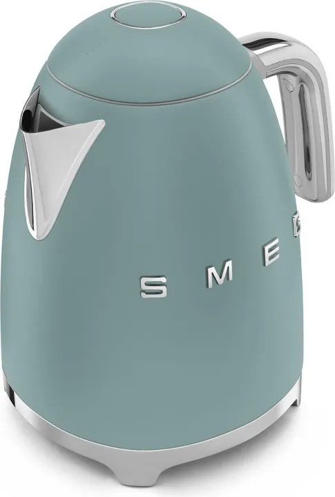 Електрическа кана SMEG KLF03EGMEU, 2400 W, 1.7 л, 360° основа, Матово покритие, Изумрудено зелено