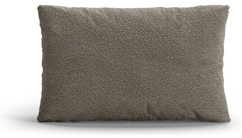 Сива възглавница за диван от букле Poppy – Micadoni