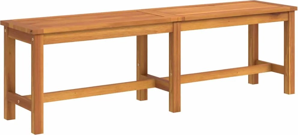 319420 vidaXL Градинска пейка, 150x35x45 см, масивна акация