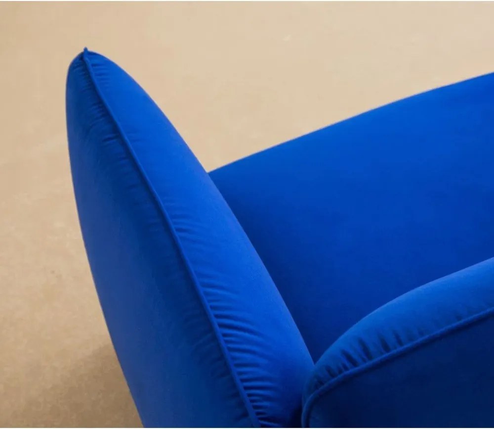 Тъмносиво кадифено кресло Georgia – Micadoni