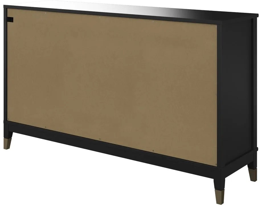 Черен скрин 144x85x41 cm Westerleigh – Støraa