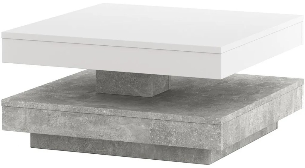 Конферентна маса TIMO бяла/сива бетон