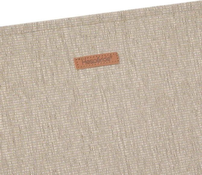 Сгъваем шезлонг с колелца Hesperide Jimani, Алуминий, Регулируем - Мока/Пралине