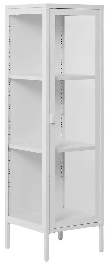 Бяла метална витрина 40x140 cm Brisbane – House Nordic