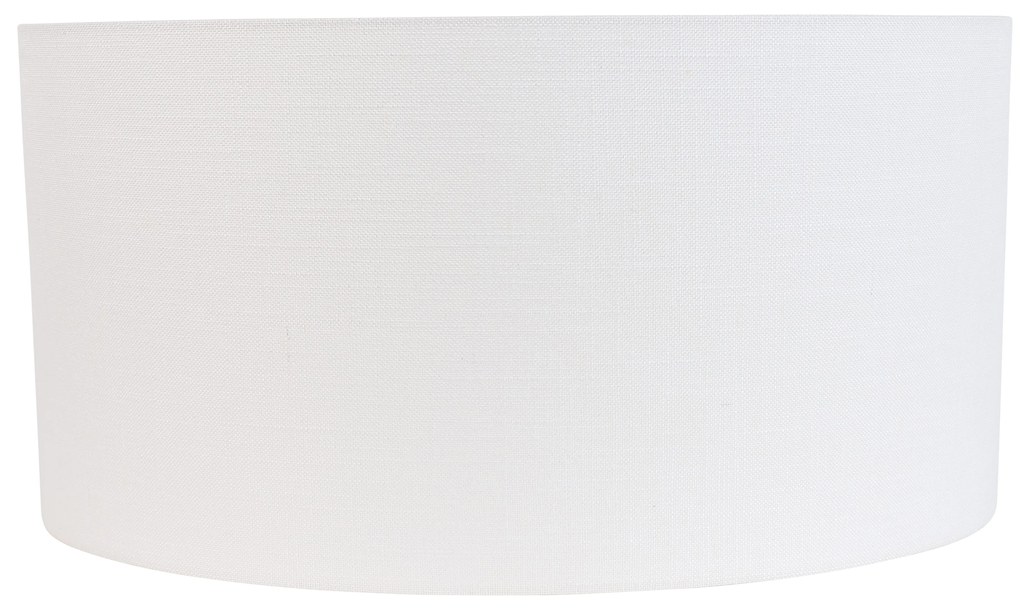 Абажур от лен бял овал 50/33/25