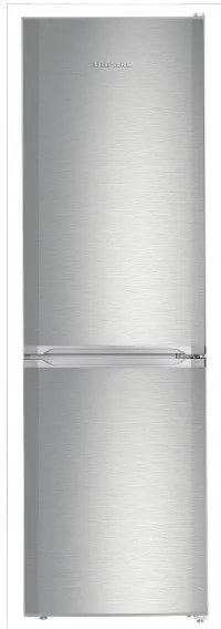 Хладилник с фризер Liebherr CUef 331, 296 Л, Клас F, SN-ST, SmartFrost, SmartSteel, FrostSafe, VarioSpace, Сив