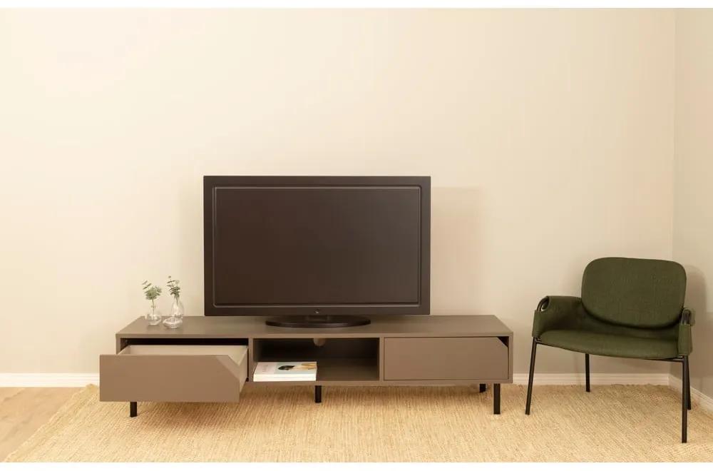 Тъмно сива маса за телевизор 177x39 cm Corner - Tenzo