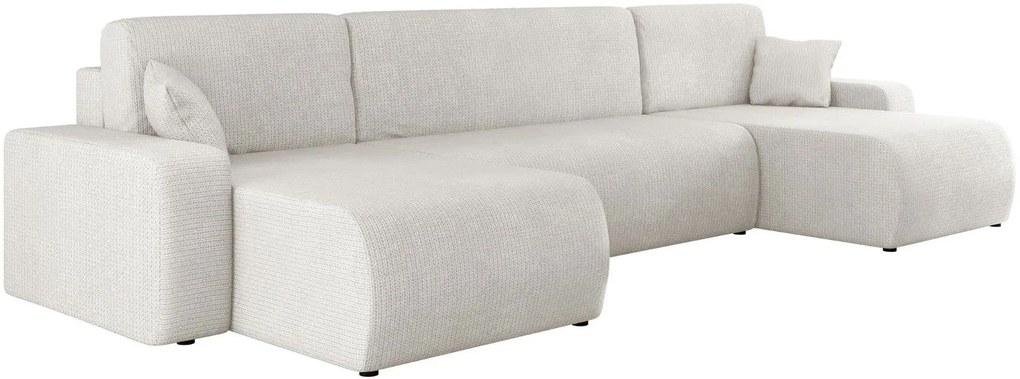 Ъглов диван Piano U-Светлосив