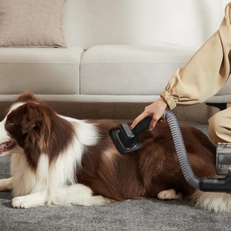 Безкабелна прахосмукачка Dreame Z30 AquaCycle VZV77B, 855W, 310AW, 150000 об/мин, 3 степени, 0.32/0.4/0.6 л, 90 мин, HEPA H14, LED, Безчетков мотор, Черен