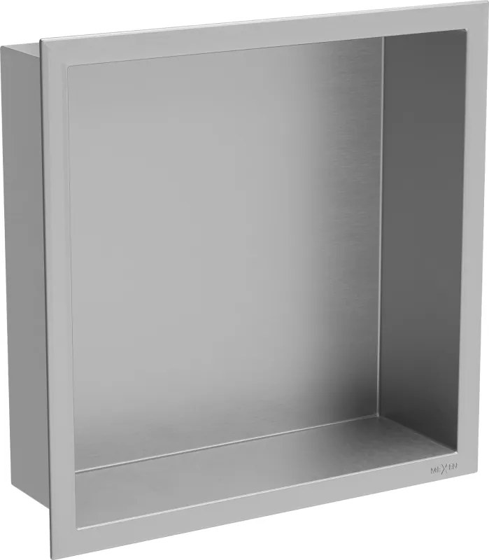 Mexen X-Wall-R нишева полица с фланец 30 x 30 см, инокс - 1910303010